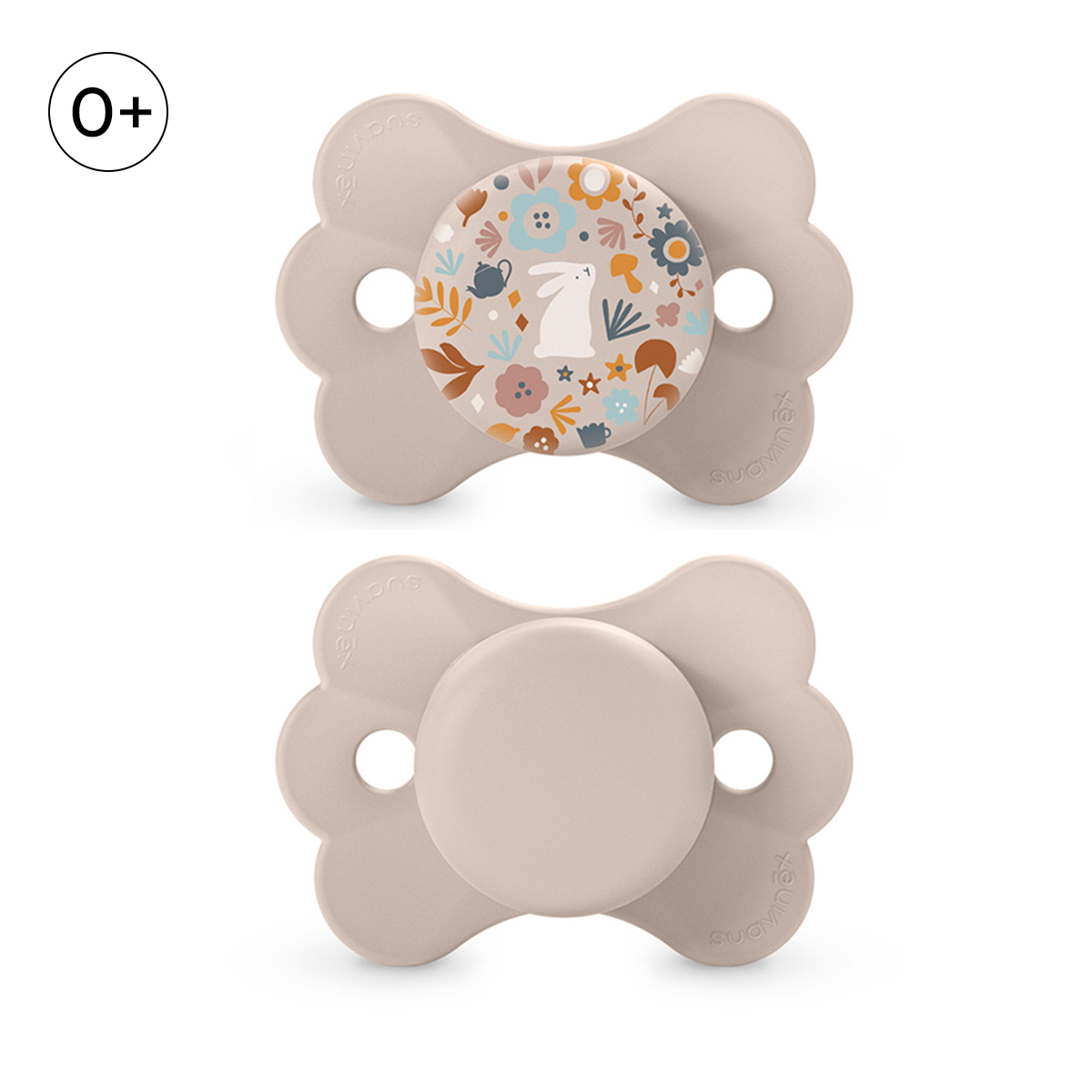 Изображение товара Пустышки Suavinex силикон ортодонтическая от 0 месяцев 2 шт