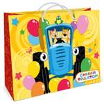 Пакет подарочный ND PLAY Синий трактор Поздравляю 40*30см