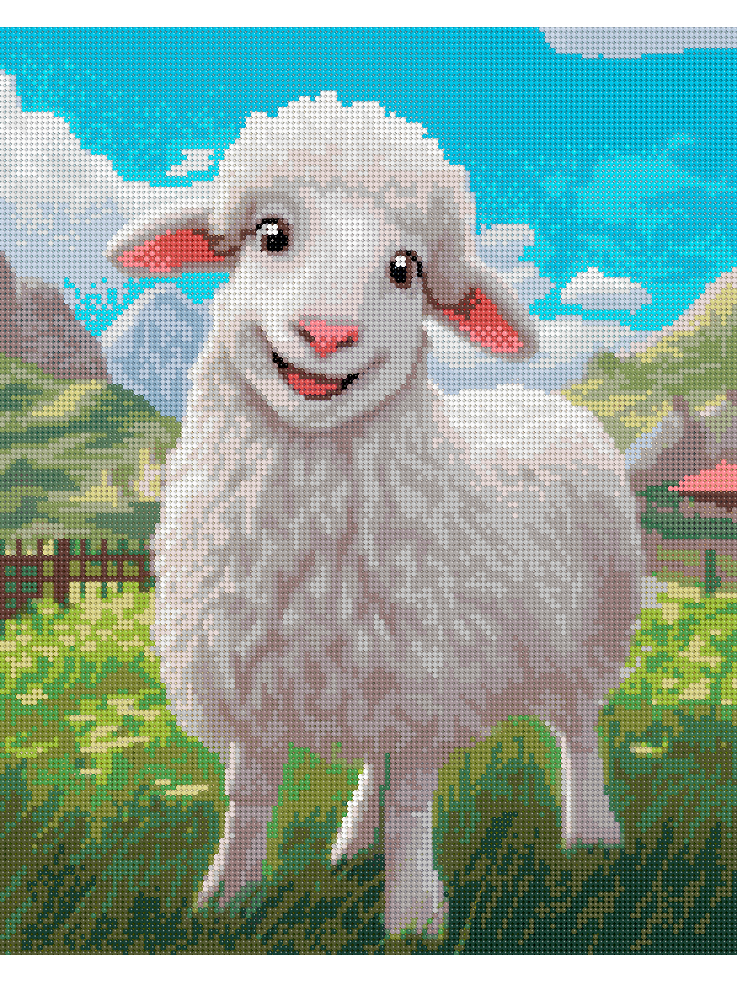 Алмазная мозаика Art on Canvas Барашек в ассортименте - фото 2