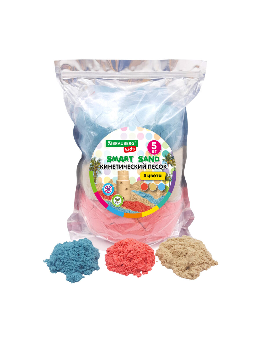 Кинетический песок Brauberg 5 кг - фото 8