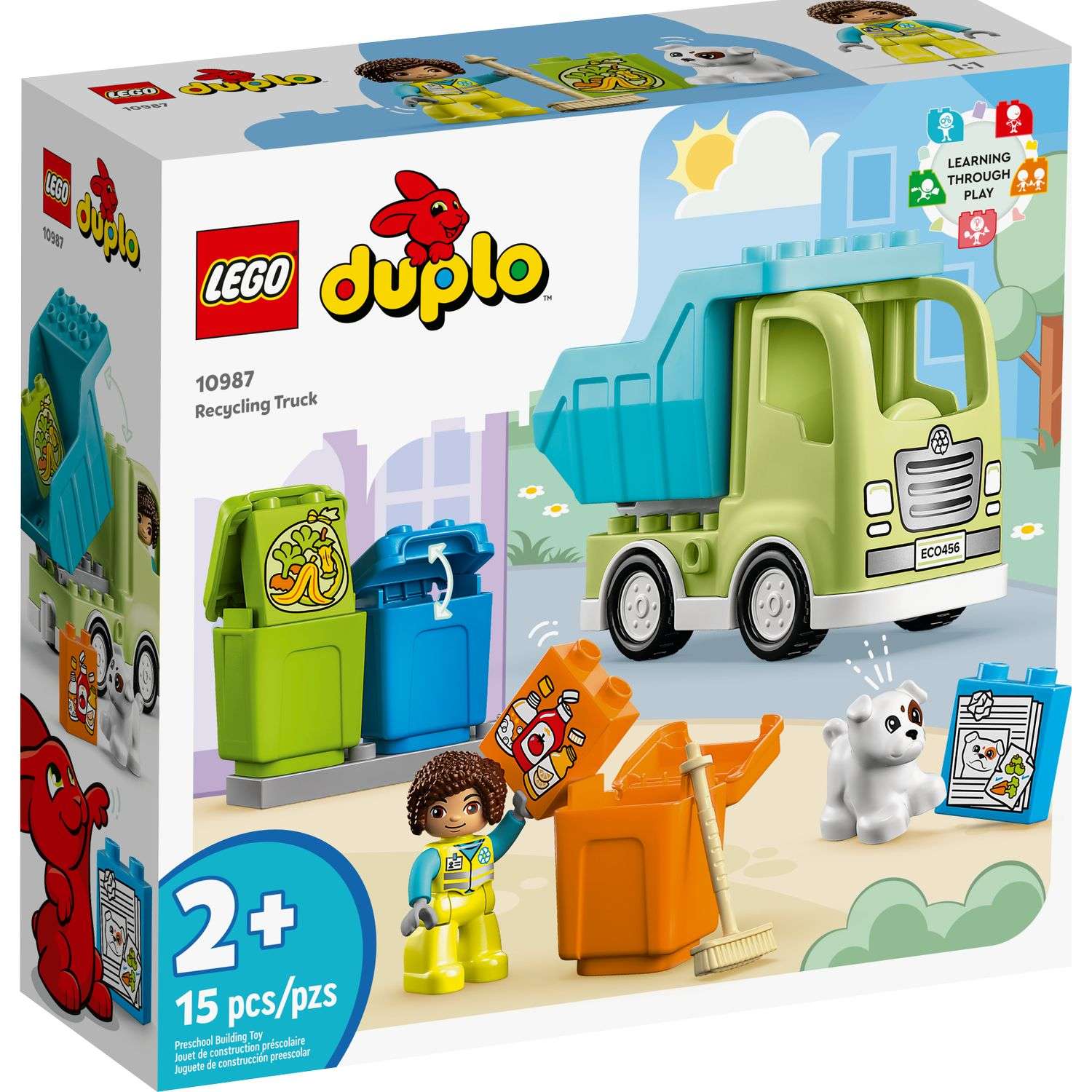 Конструктор LEGO DUPLO Recycling Truck блочный - фото 2