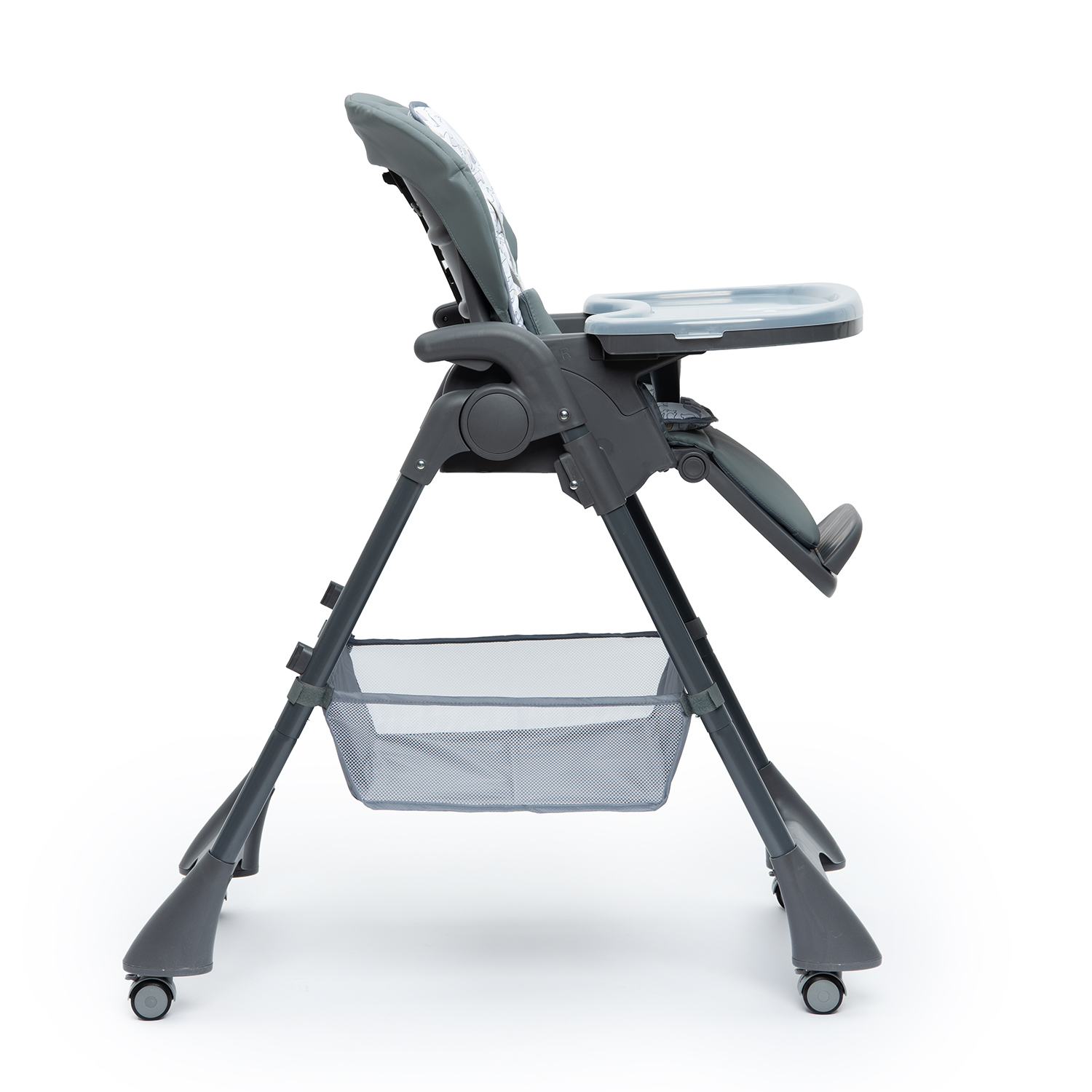 Стульчик для кормления BabyGo Sweet Meals серый - фото 8