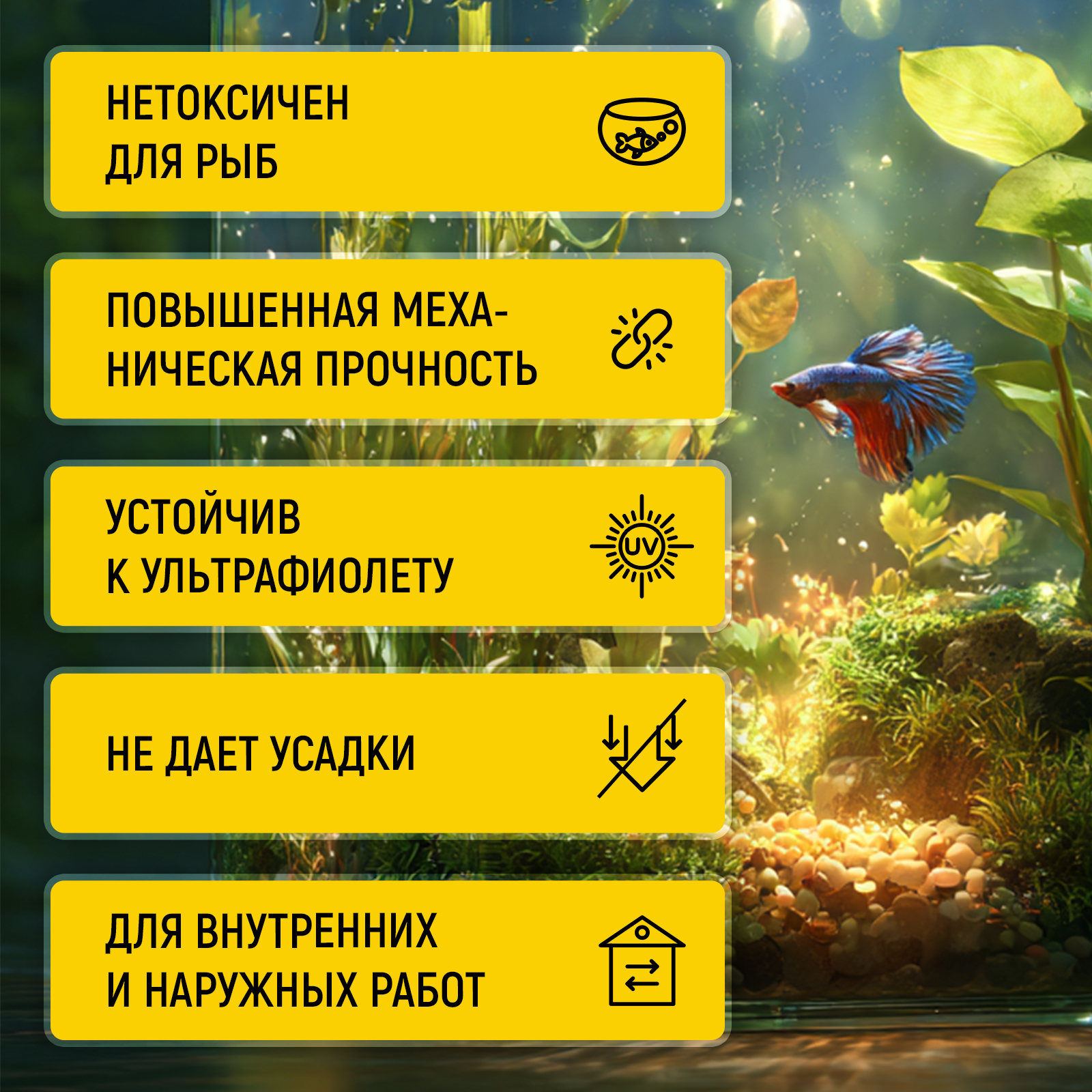 Силиконовый шовный герметик WALNUT для аквариума и душевой - фото 4