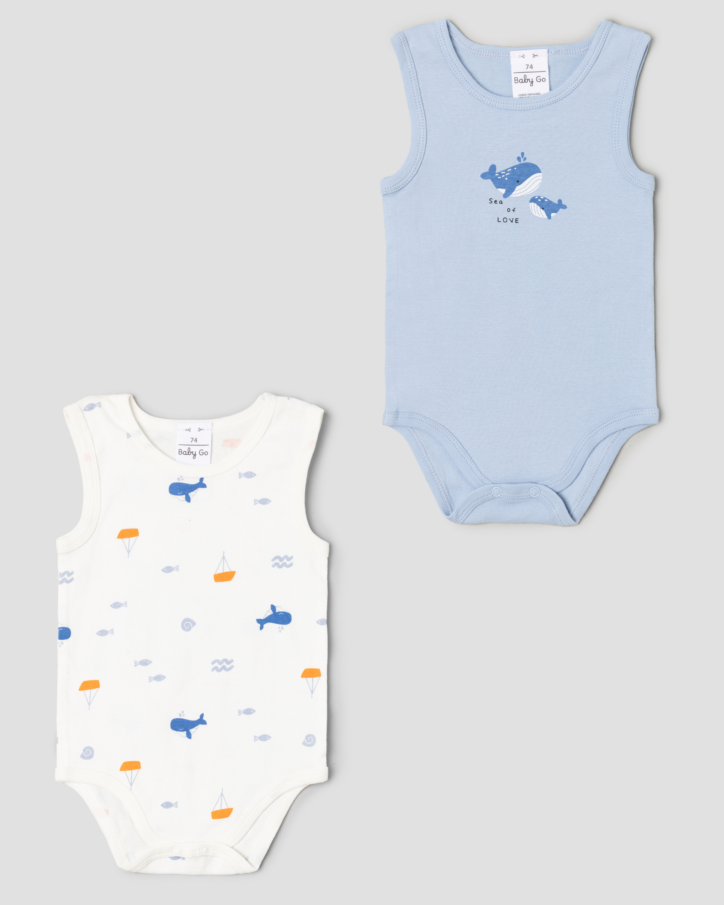 Боди 2 шт BabyGo S26BG4-15951ib-6600 - фото 1