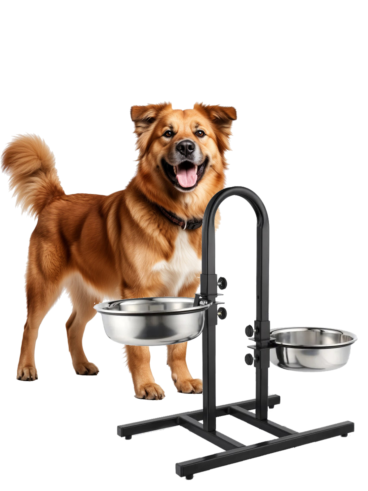 Подставка с 2 мисками INFILD по 1.2 литра разноуровневая - фото 5