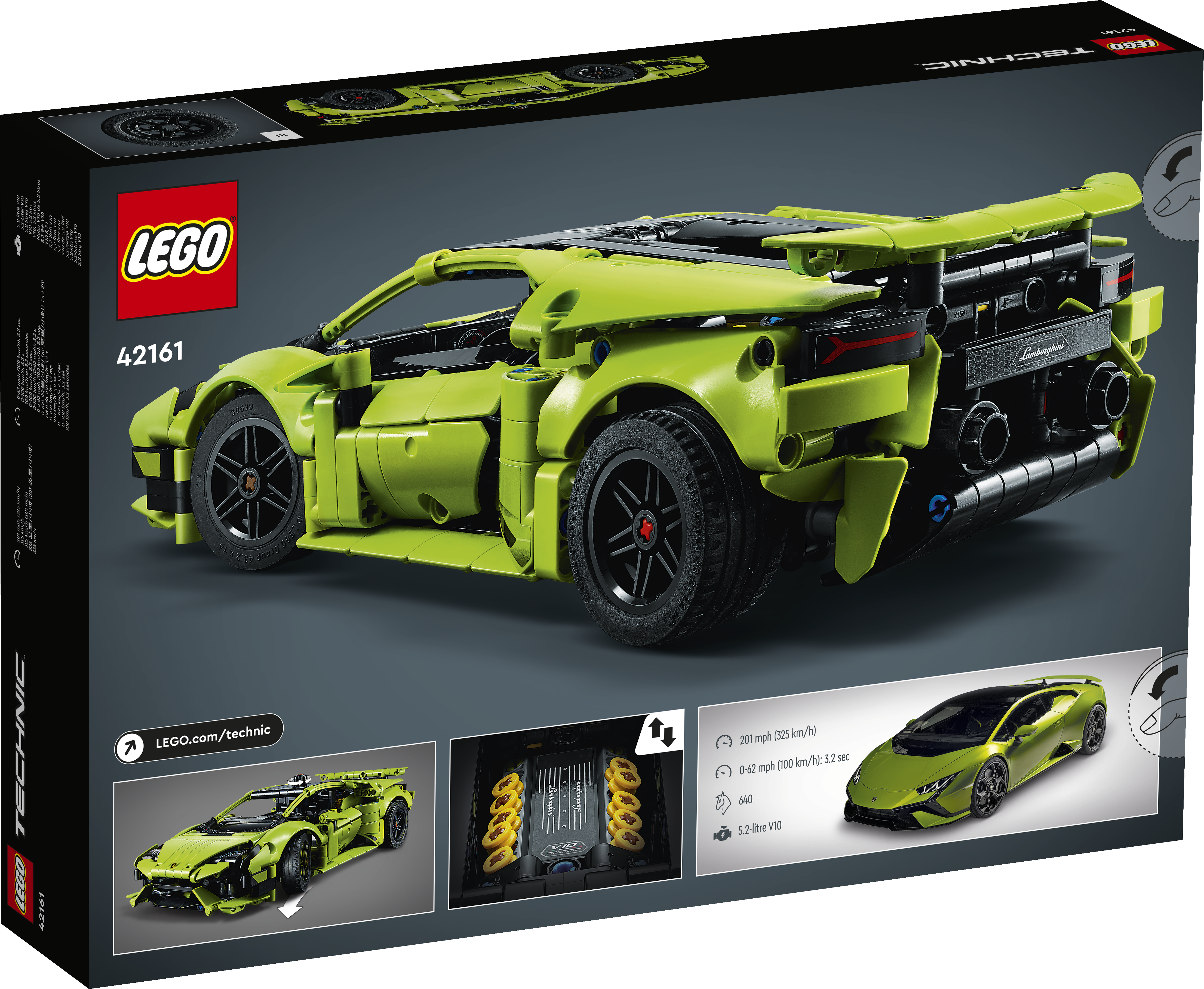 Конструктор LEGO Technic Lamborghini Huracan Tecnica - фото 7
