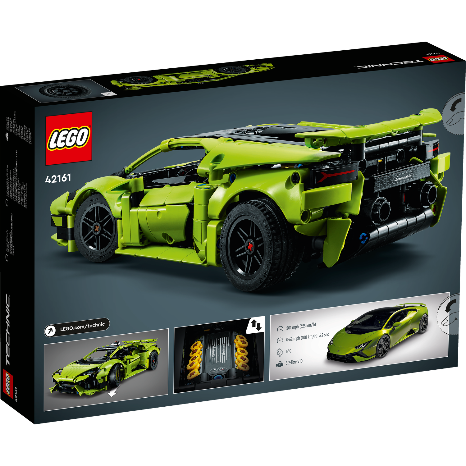 Конструктор LEGO Technic Lamborghini Huracan Tecnica 806 дет. - фото 7