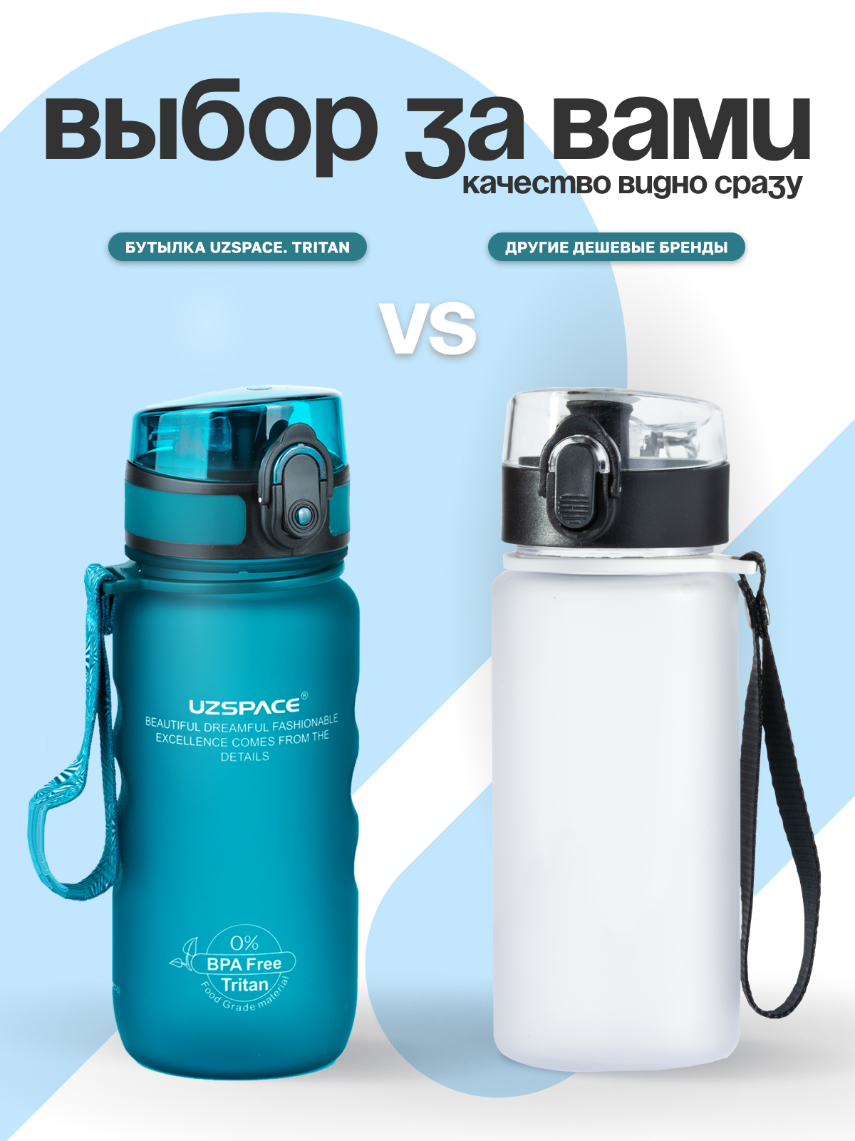 Бутылка UZSPACE 350 мл - фото 6