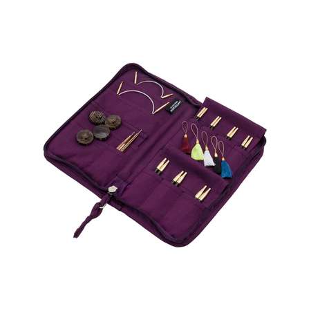 Спицы для вязания KnitPro съемные d 3-6 мм 10 см 7 пар