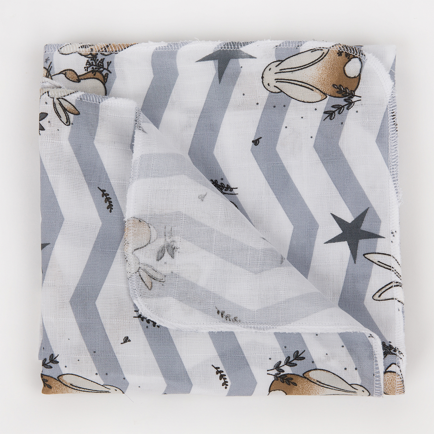 Пелёнка inlovery муслин 130x90 см 2 шт. - фото 17