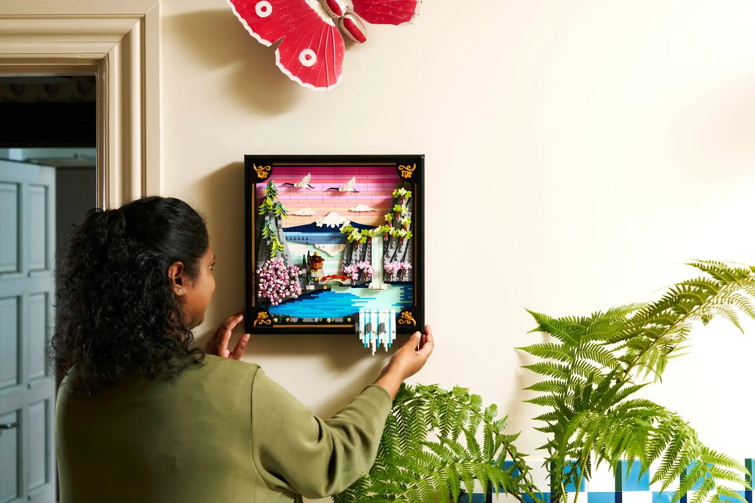 Конструктор LEGO Art Пейзаж с цветущей сакурой 1892 дет. - фото 12