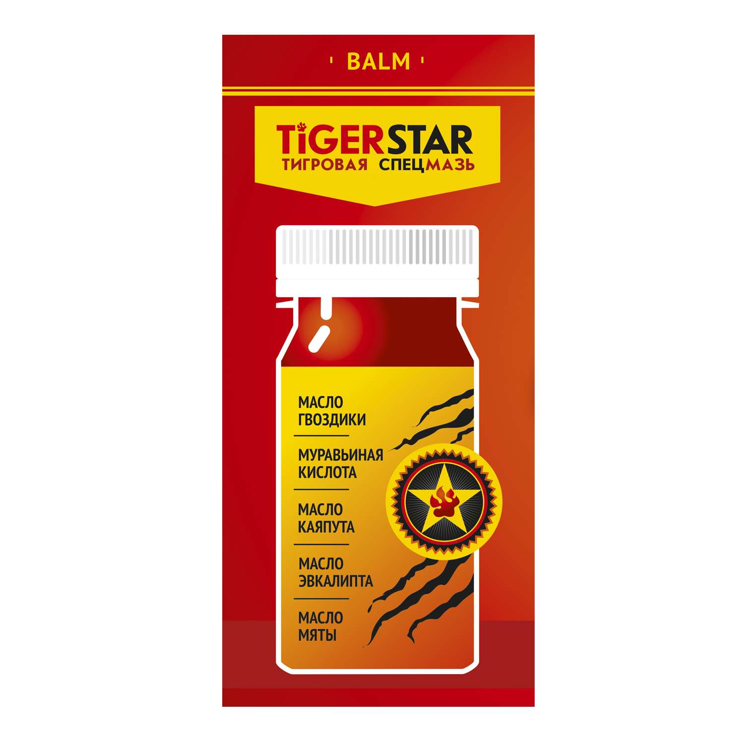 Бальзам-крем для тела Спецмазь Tigerstar тигровая 70г - фото 5