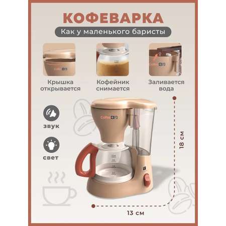 Игрушка TrendToys блендер, кофемашина, миксер, плита, продукты, тостер, посуда