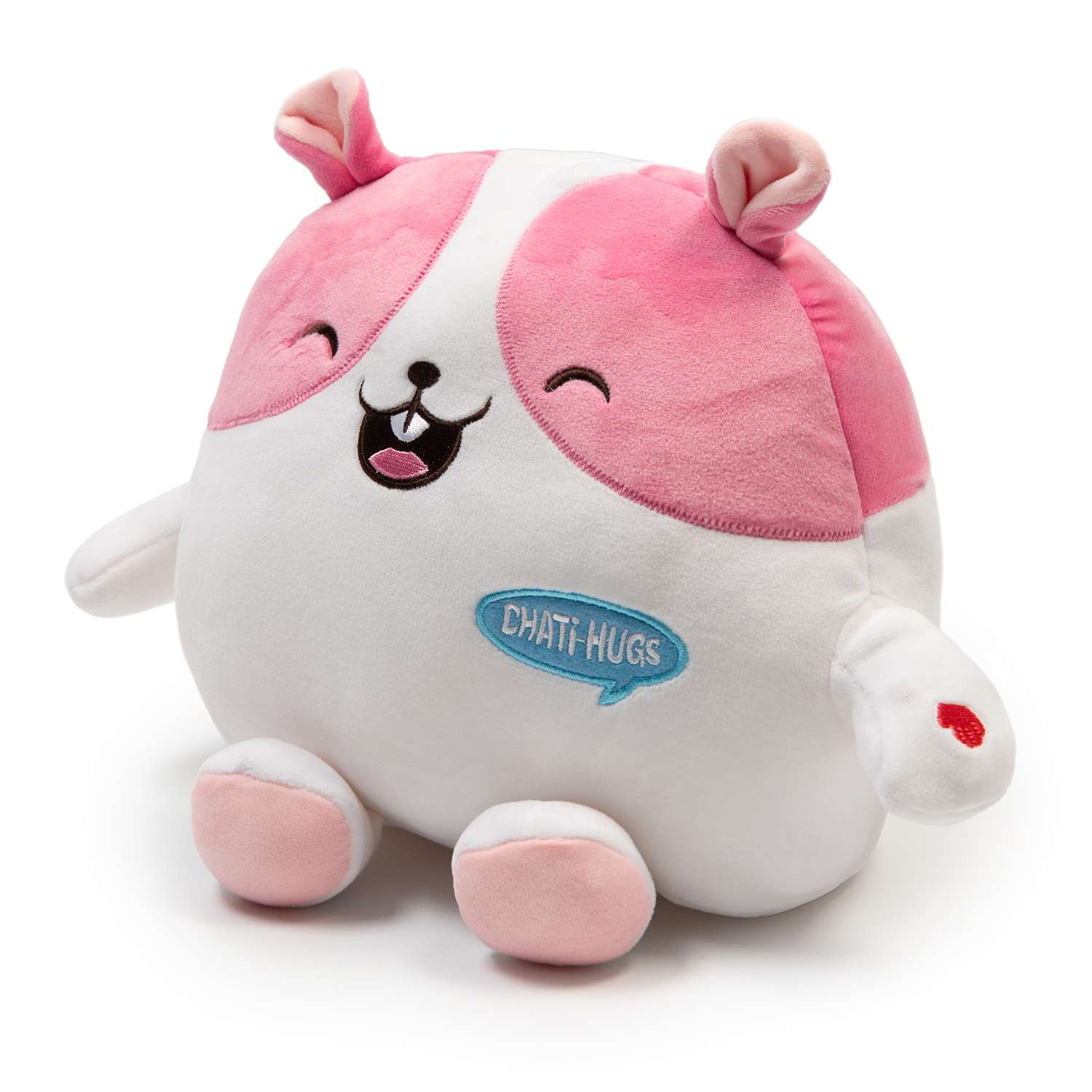 Игрушка мягконабивная Chati-Hugs Розовый хомяк 80645A - фото 2