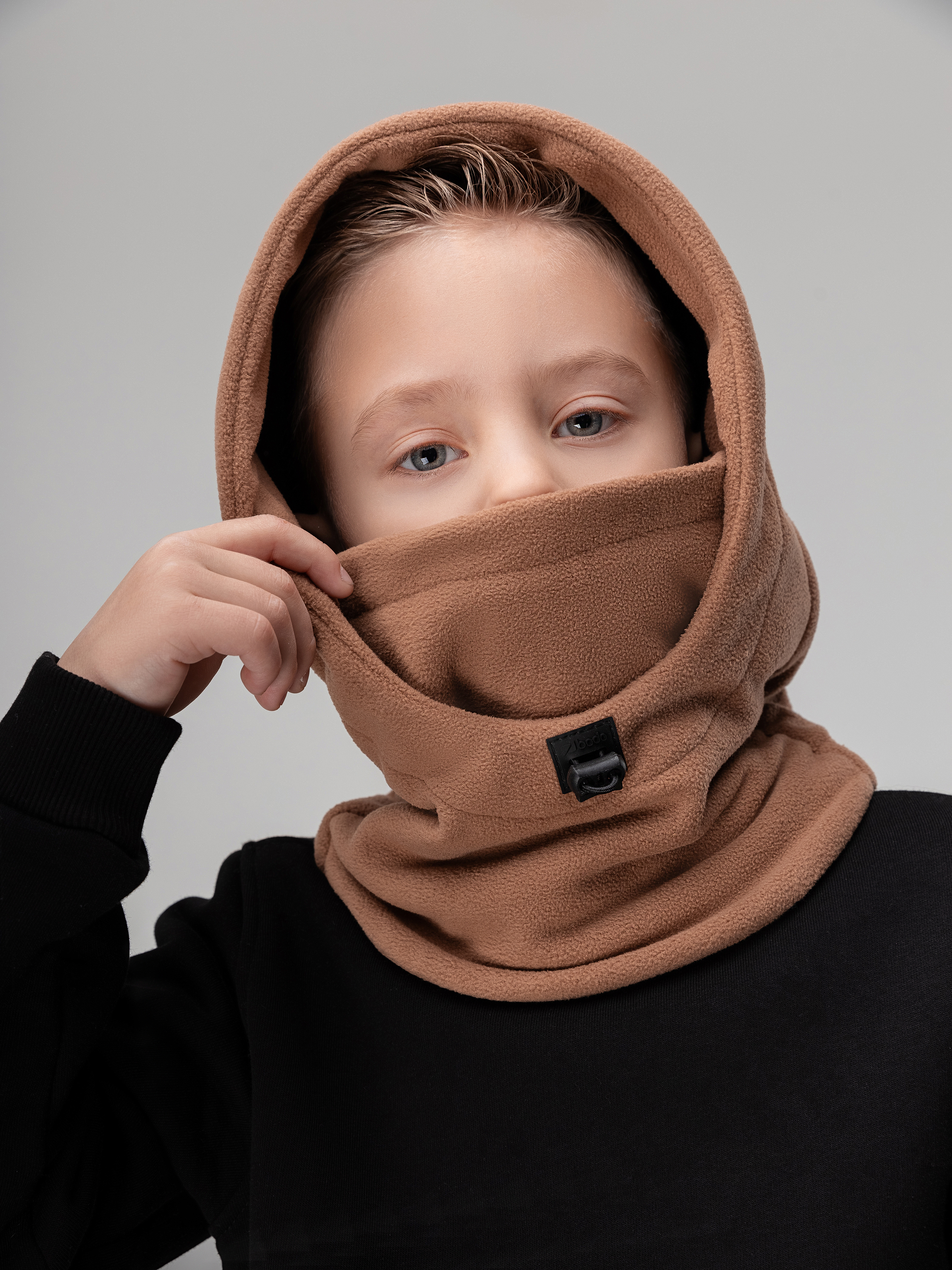 Балаклава Bodo 10-355MU_светло-коричневый - фото 1