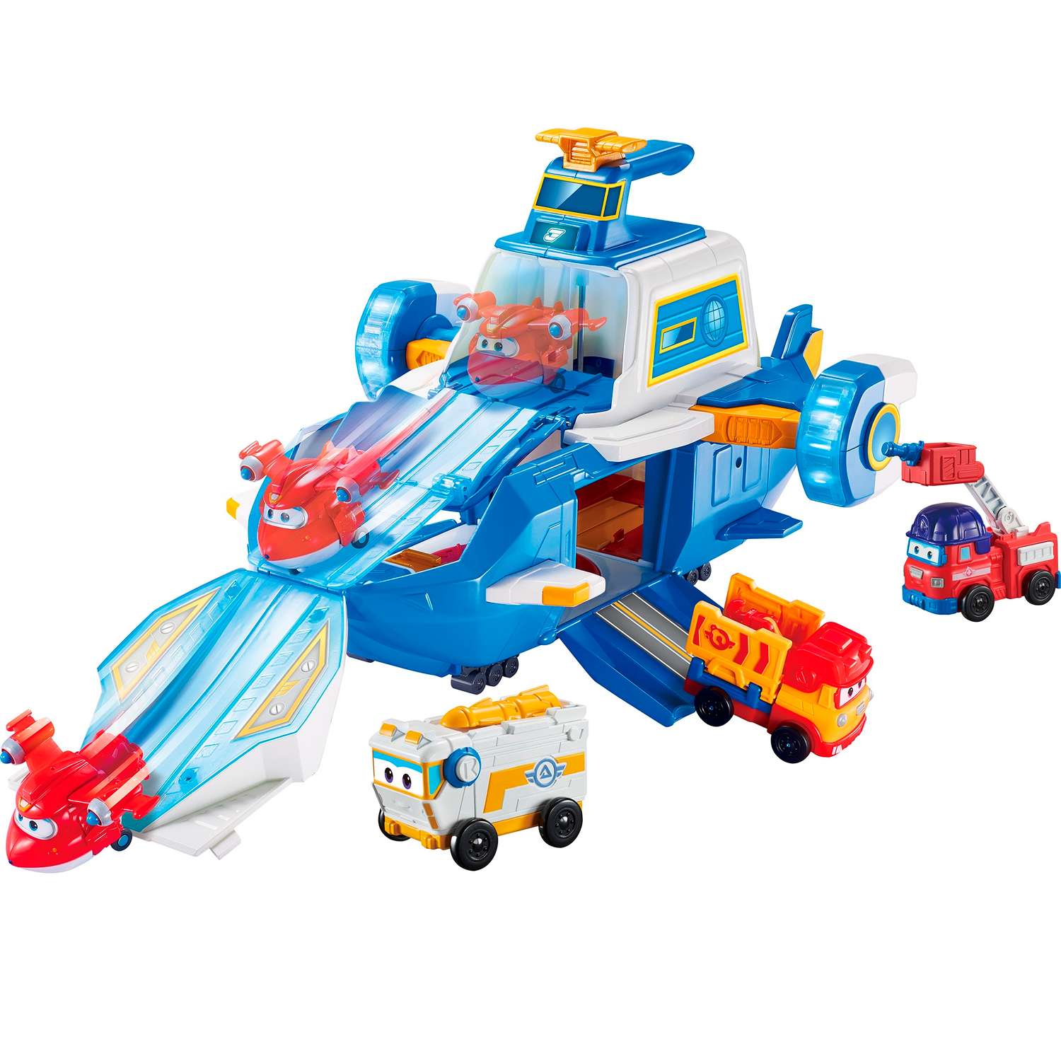 Самолет Super Wings Большой мировой голубой EU740831 - фото 1