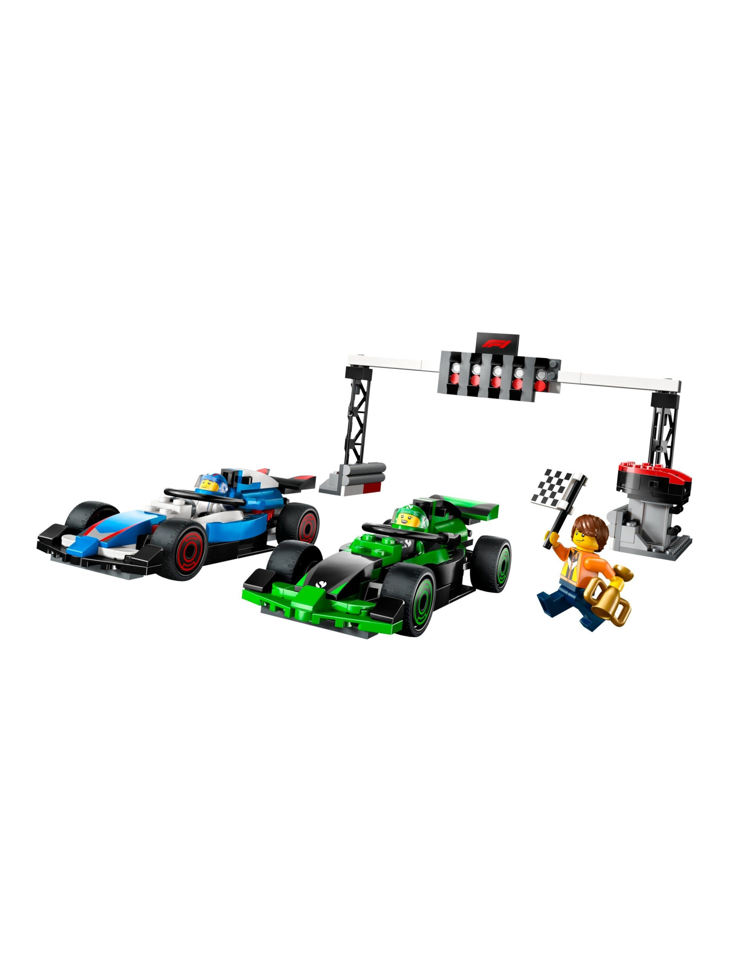 Конструктор LEGO City F1 Cтарт с автомобилями 313 дет. - фото 2
