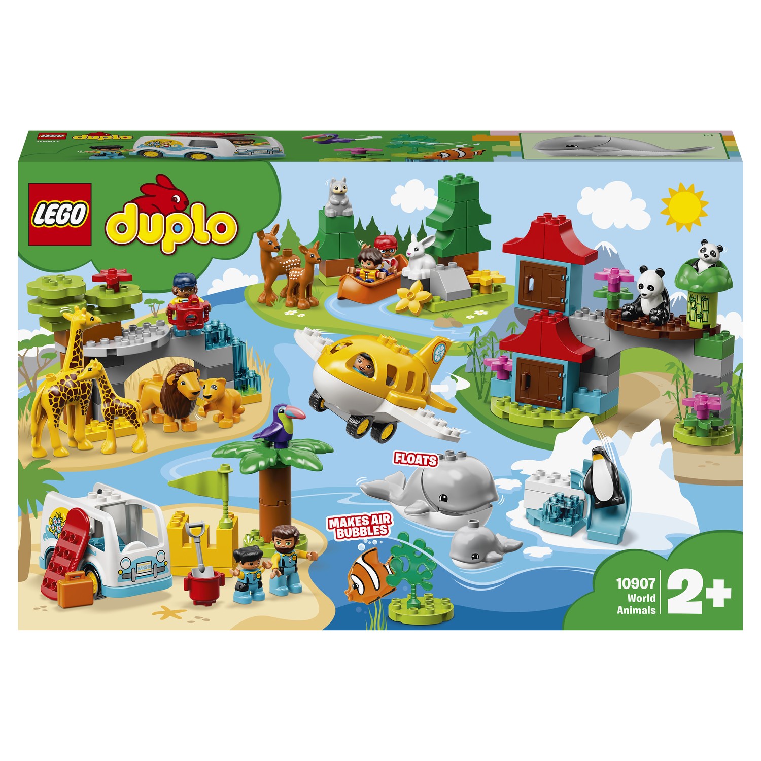 Конструктор LEGO DUPLO Town Животные мира блочный - фото 2