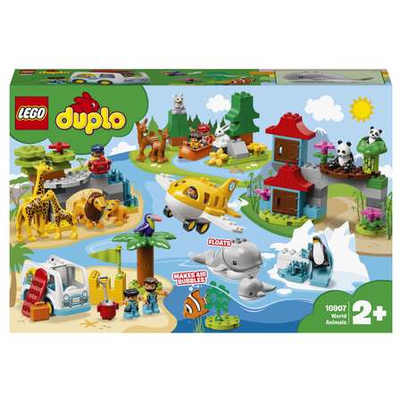 Конструктор LEGO DUPLO Town Животные мира блочный