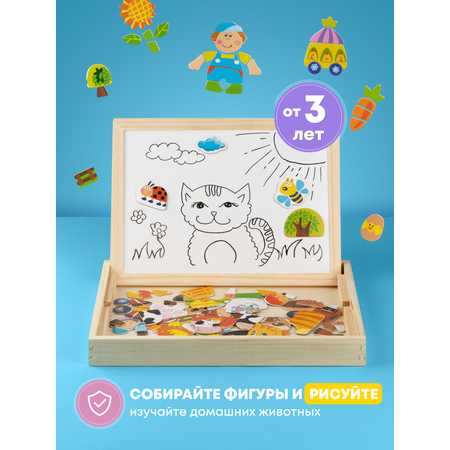 Доска для магнитного рисования Bluepink Hearts