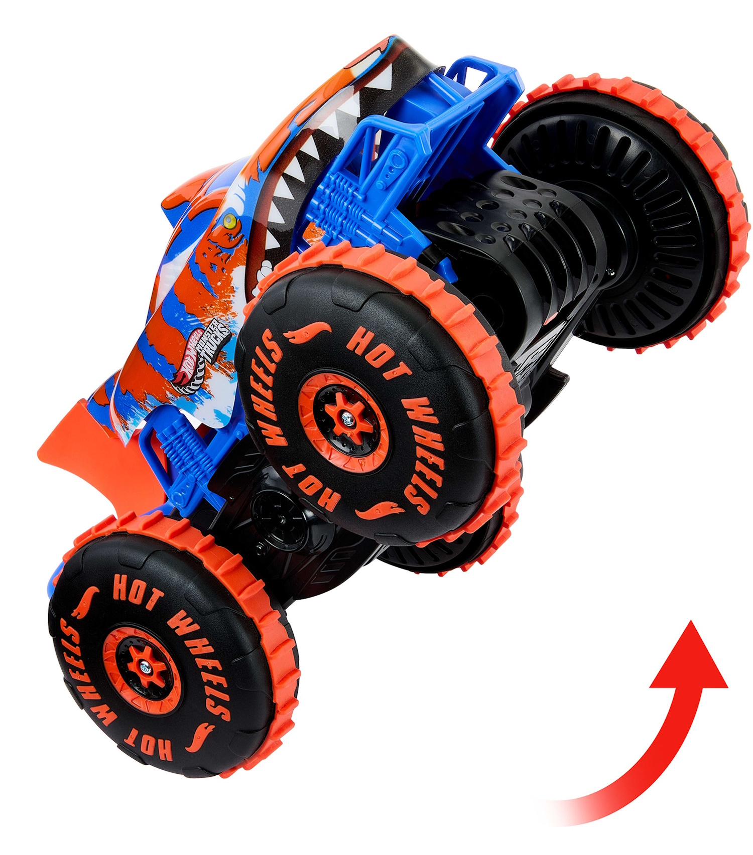 Монстр-трак РУ Hot Wheels Тигровая акула - фото 4