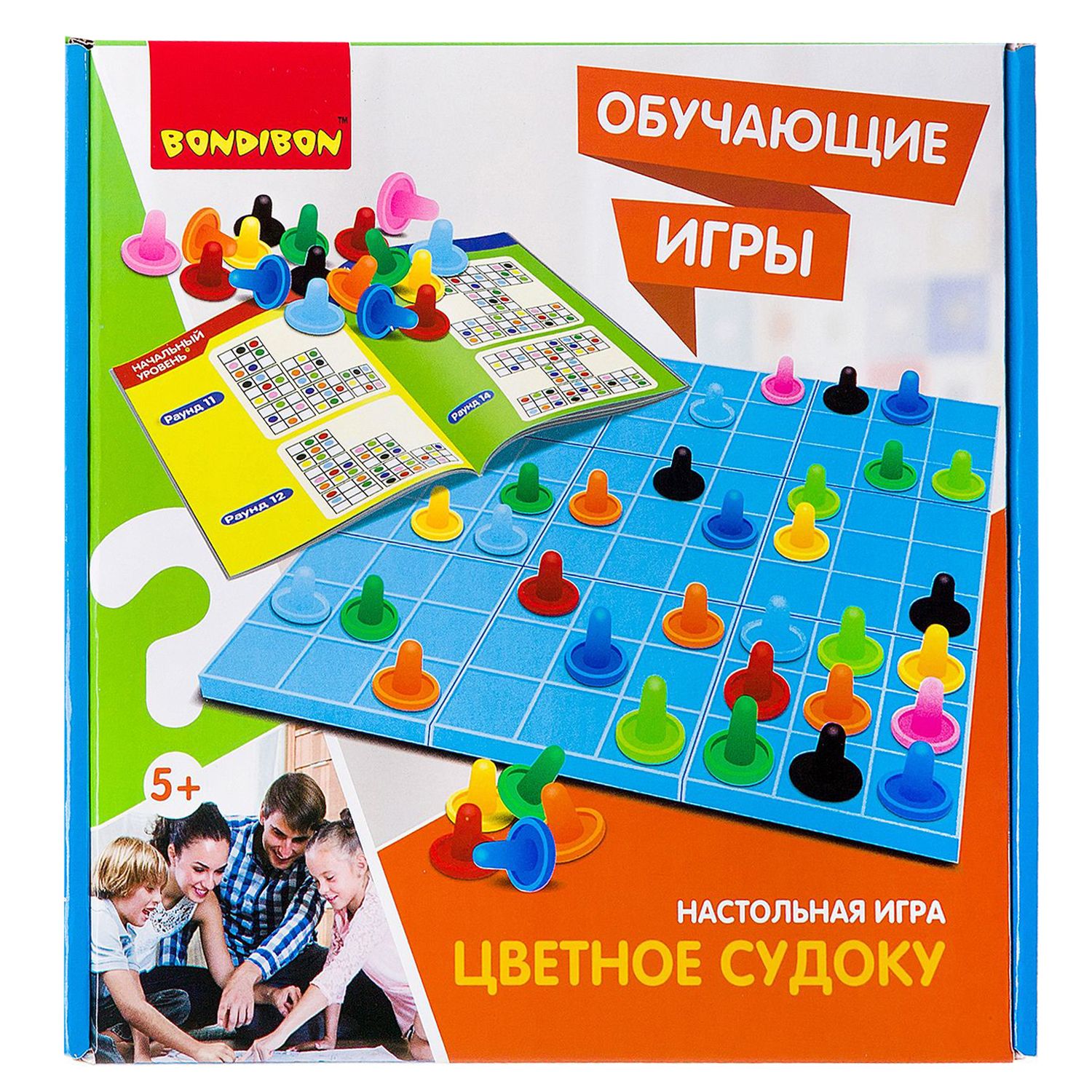 Настольная игра Bondibon Цветное Судоку - фото 6