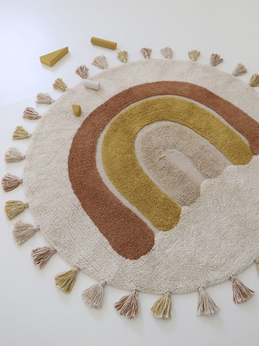 Ковёр Nattiot Радуга ириска 110 x 110 см - фото 6