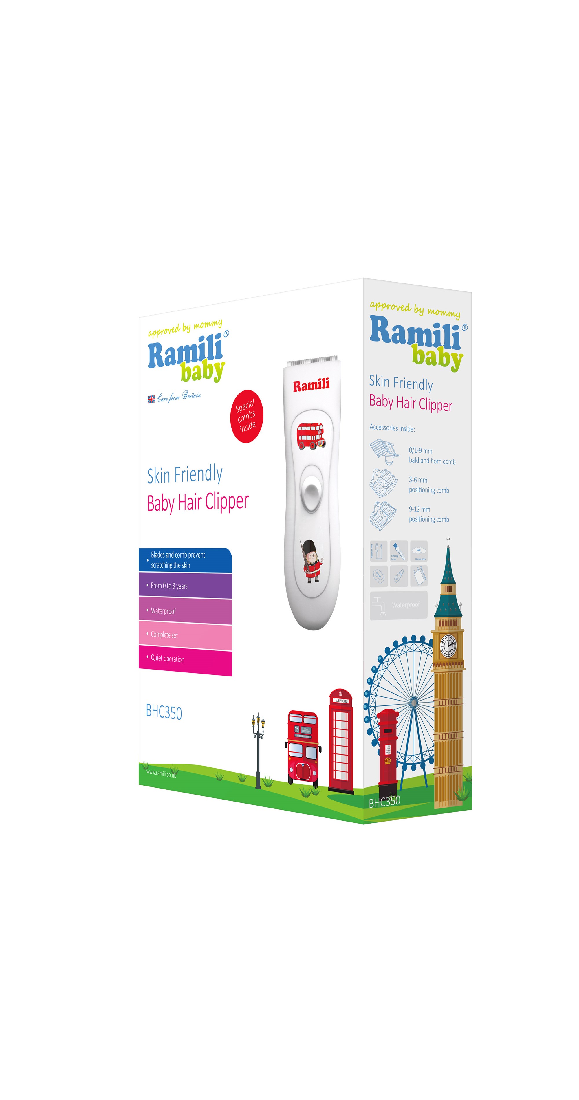 Машинка для стрижки детских волос Ramili Baby Hair Clipper BHC350 - фото 9
