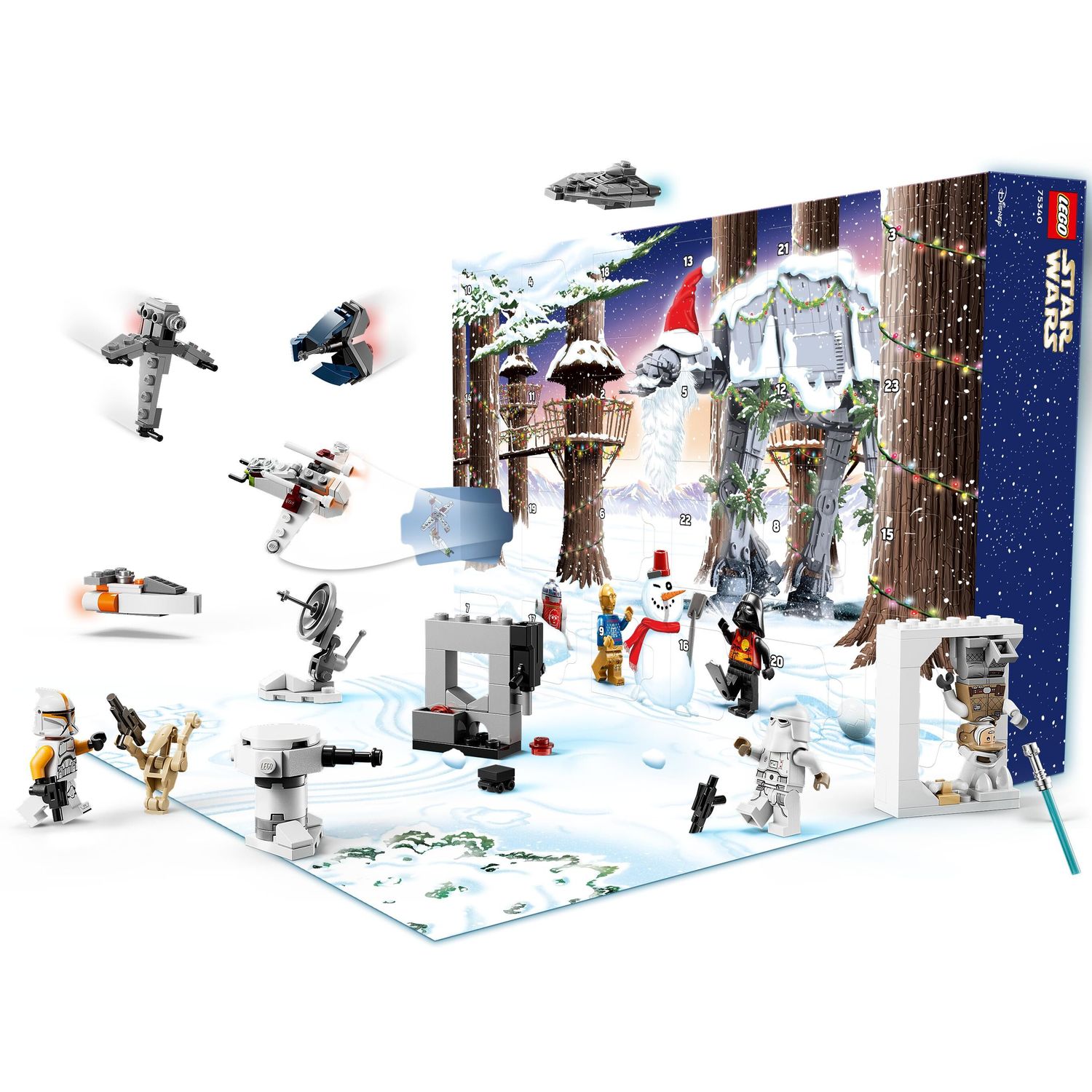Конструктор LEGO Star Wars Адвент-календарь 2022 блочный - фото 4