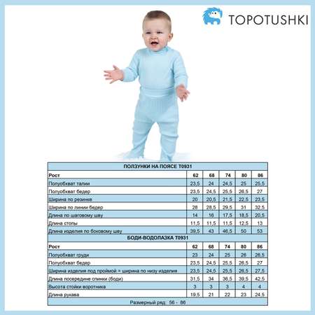 Комплект TOPOTUSHKI