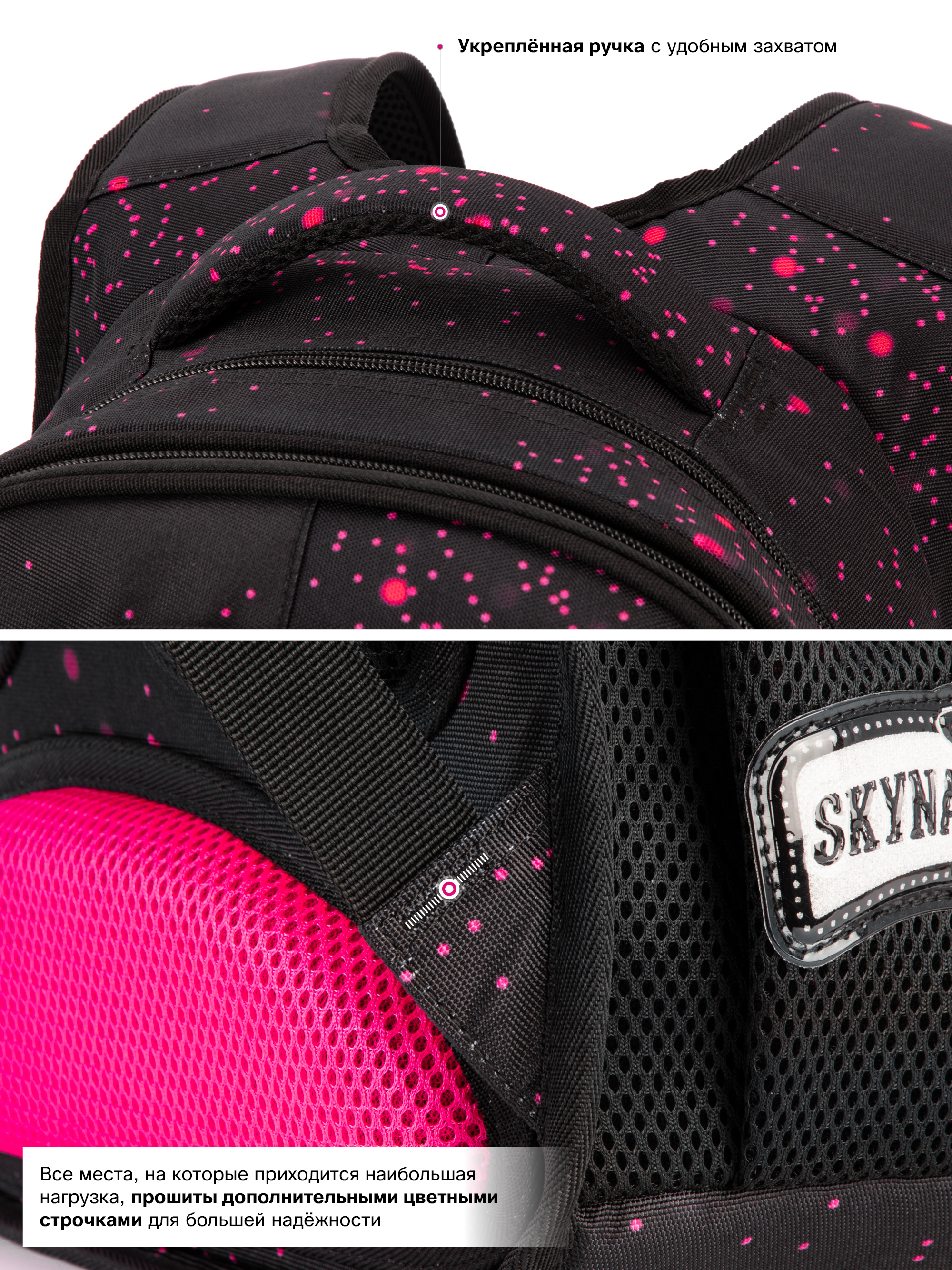 Рюкзак SkyName 1-4 класс, набор 4 в 1 - фото 15