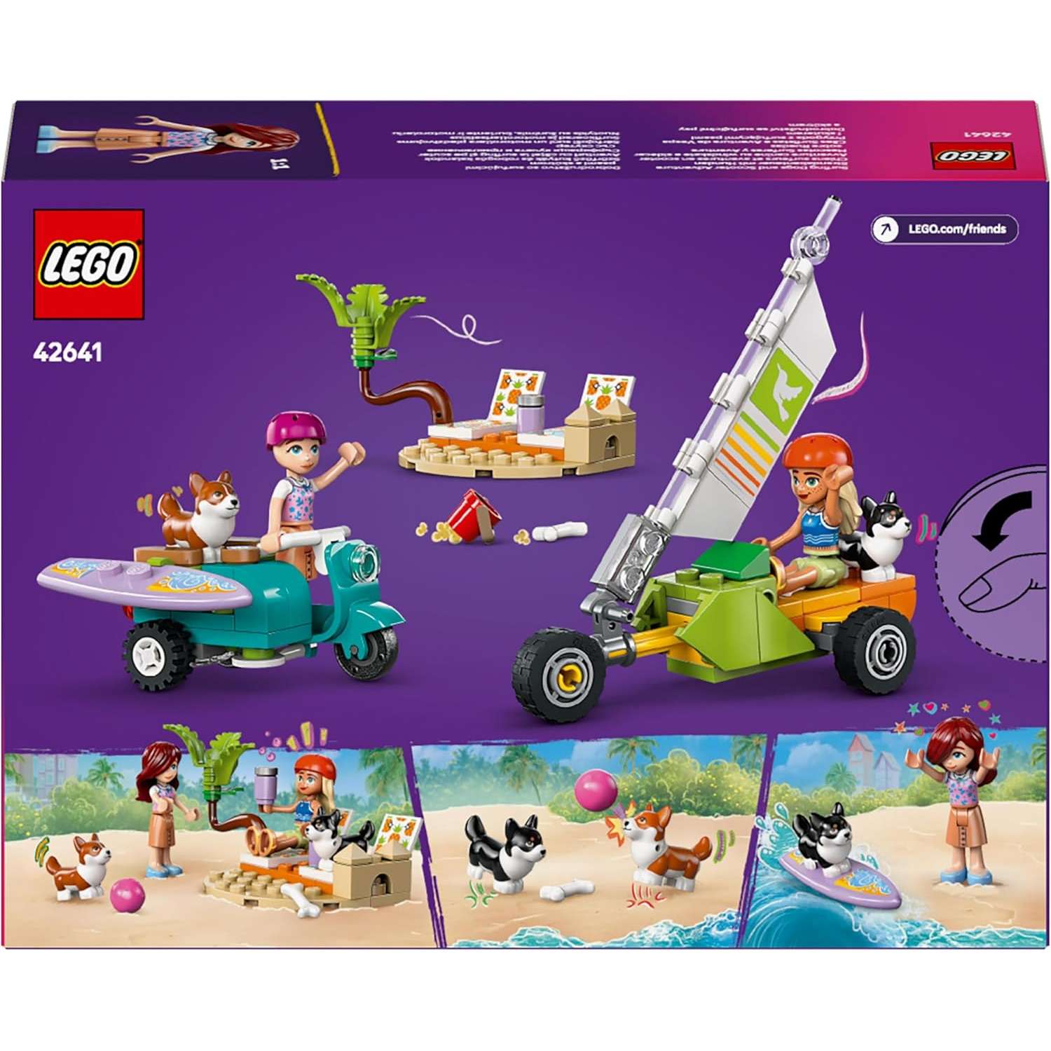 Конструктор LEGO Friends Собаки-сёрфингисты 113 дет. - фото 6