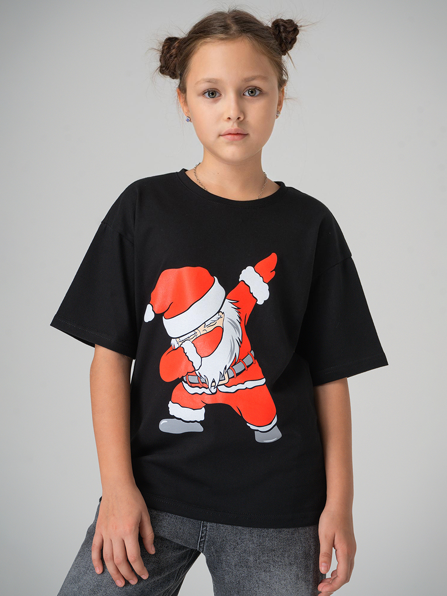 Футболка HappyFox HF0178SPPsanta.черный - фото 9