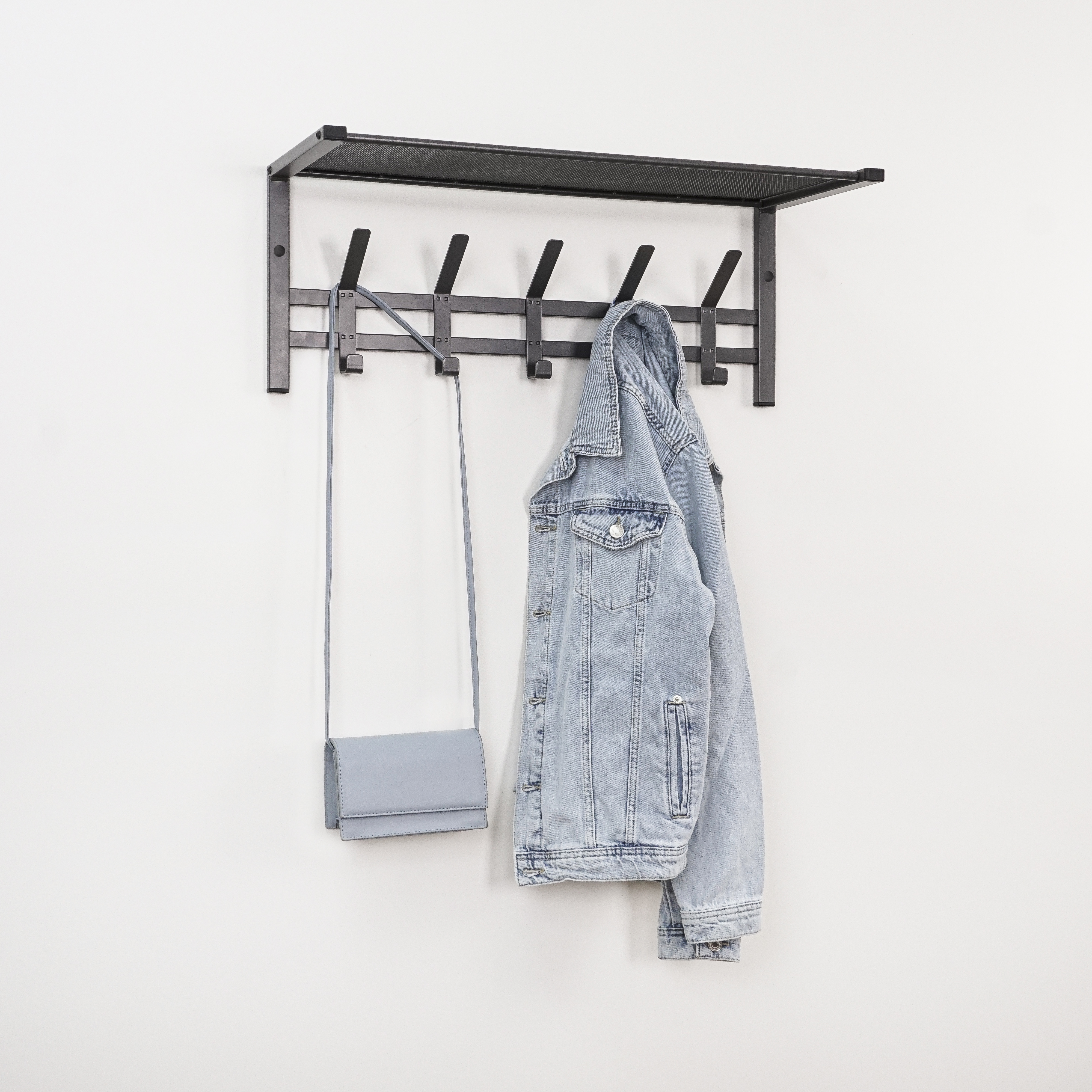 Вешалка настенная ЗМИ Торонто 21 цвет графит - фото 1