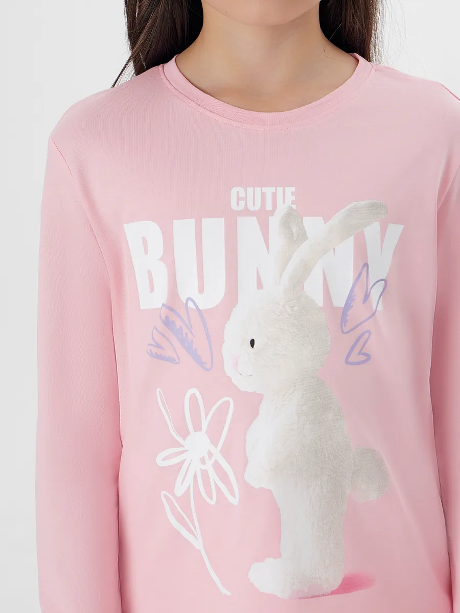 Пижама Mark Formelle (Марк Формэль) 567755/розовый +милые зайчики на розовом - фото 6