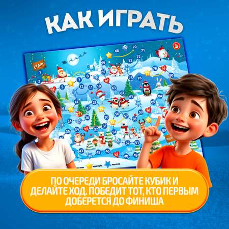 Настольная игра Десятое королевство НГ Ходилка Зимняя