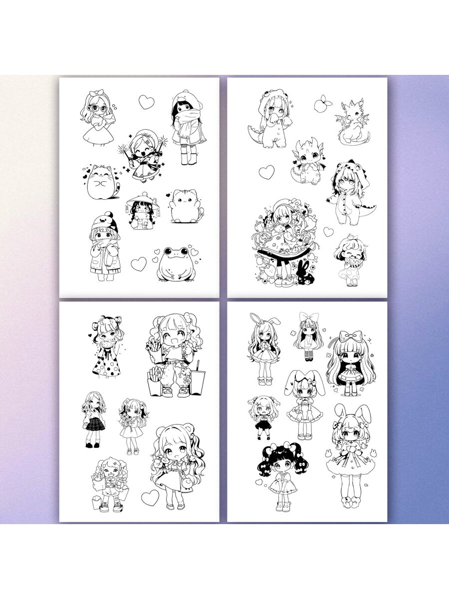 Стикербук с наклейками Brauberg раскраски детские 100 стикеров для девочек - фото 10