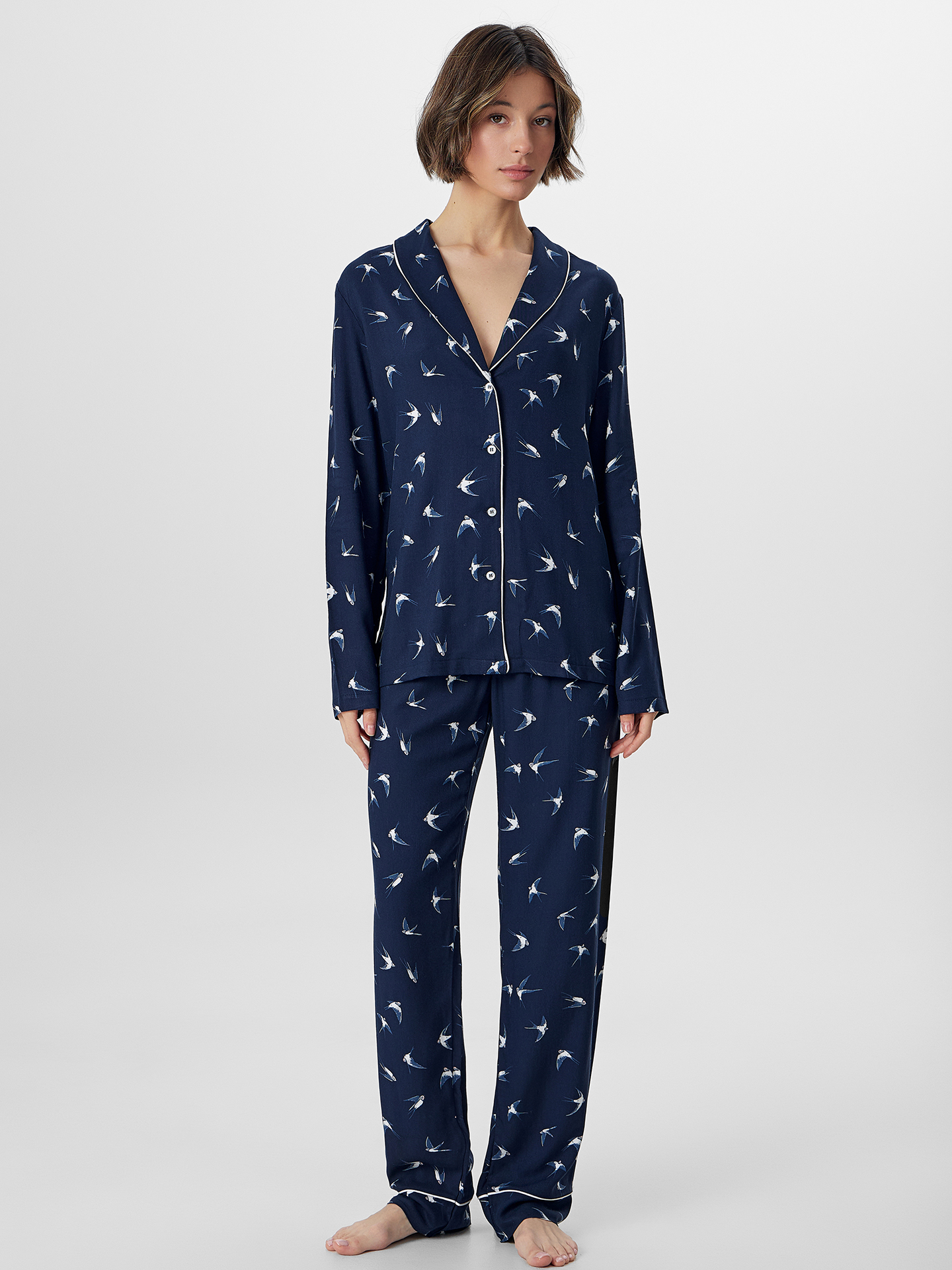 Пижама Mark Formelle (Марк Формэль) 592314/ласточки на синем - фото 1