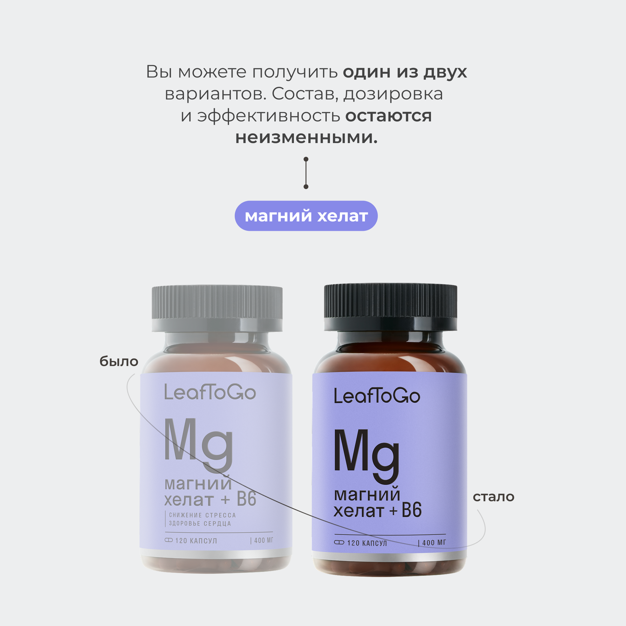 Магний Хелат В6 LeafToGo Magnesium b6, 120 капсул - фото 8