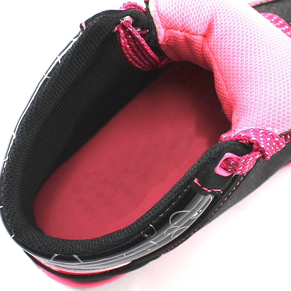 Кеды Europen AB326010-СВ EUROPEN Кеды для девочки,черно-розовый - фото 4