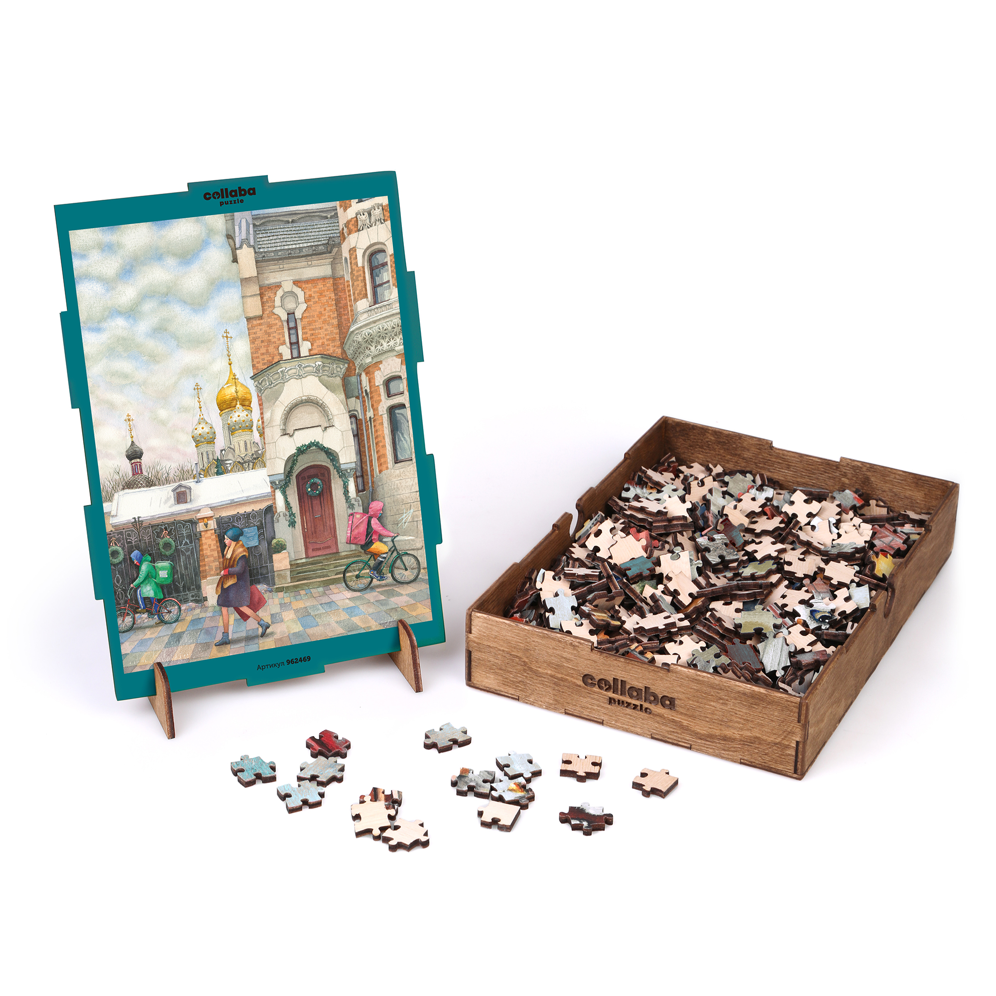 Пазл Collaba puzzle деревянный - фото 11