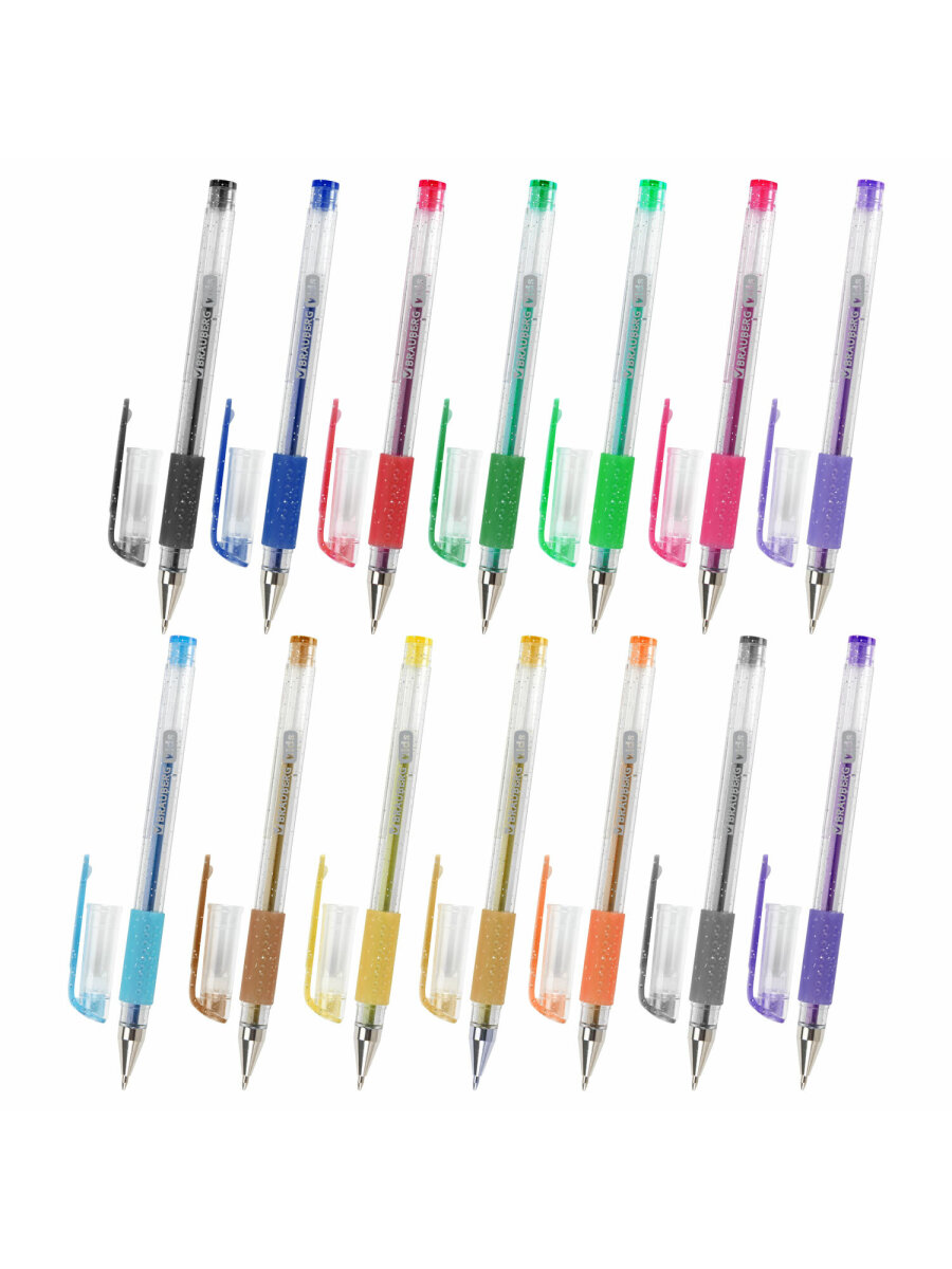 Ручка гелевая Brauberg 50 шт. - фото 16