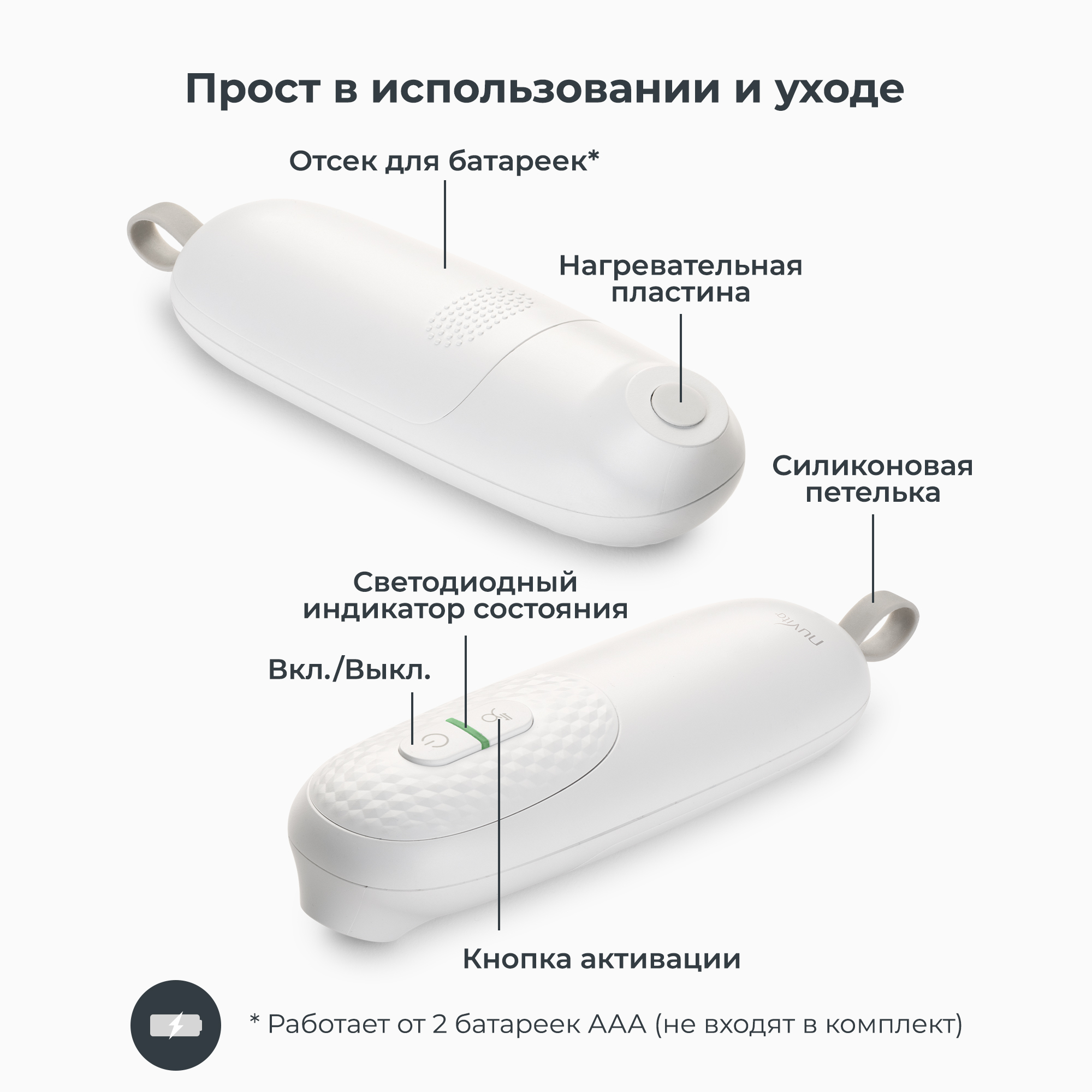 Устройство после укусов насекомых Nuvita Bye Bite - фото 8