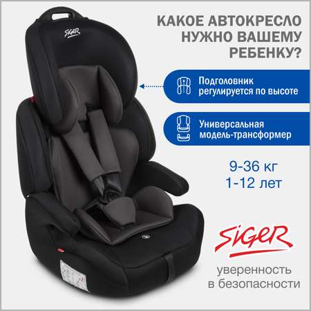 Автокресло SIGER SG517 1/2/3 (9-36 кг)