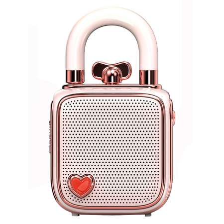 Беспроводная колонка DIVOOM портативная LoveLock розовая