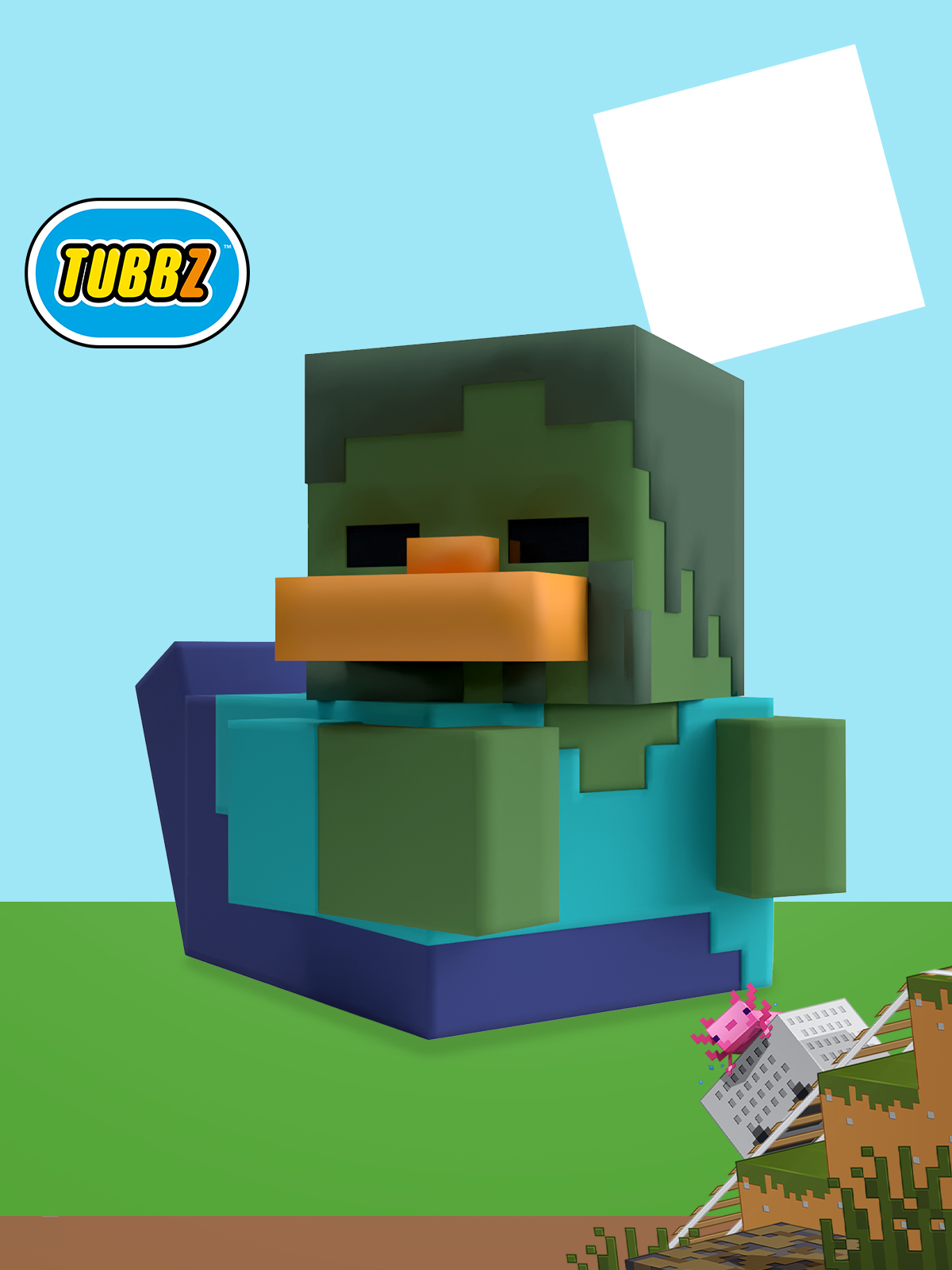 Фигурка Minecraft Утка Tubbz Zombie - фото 3