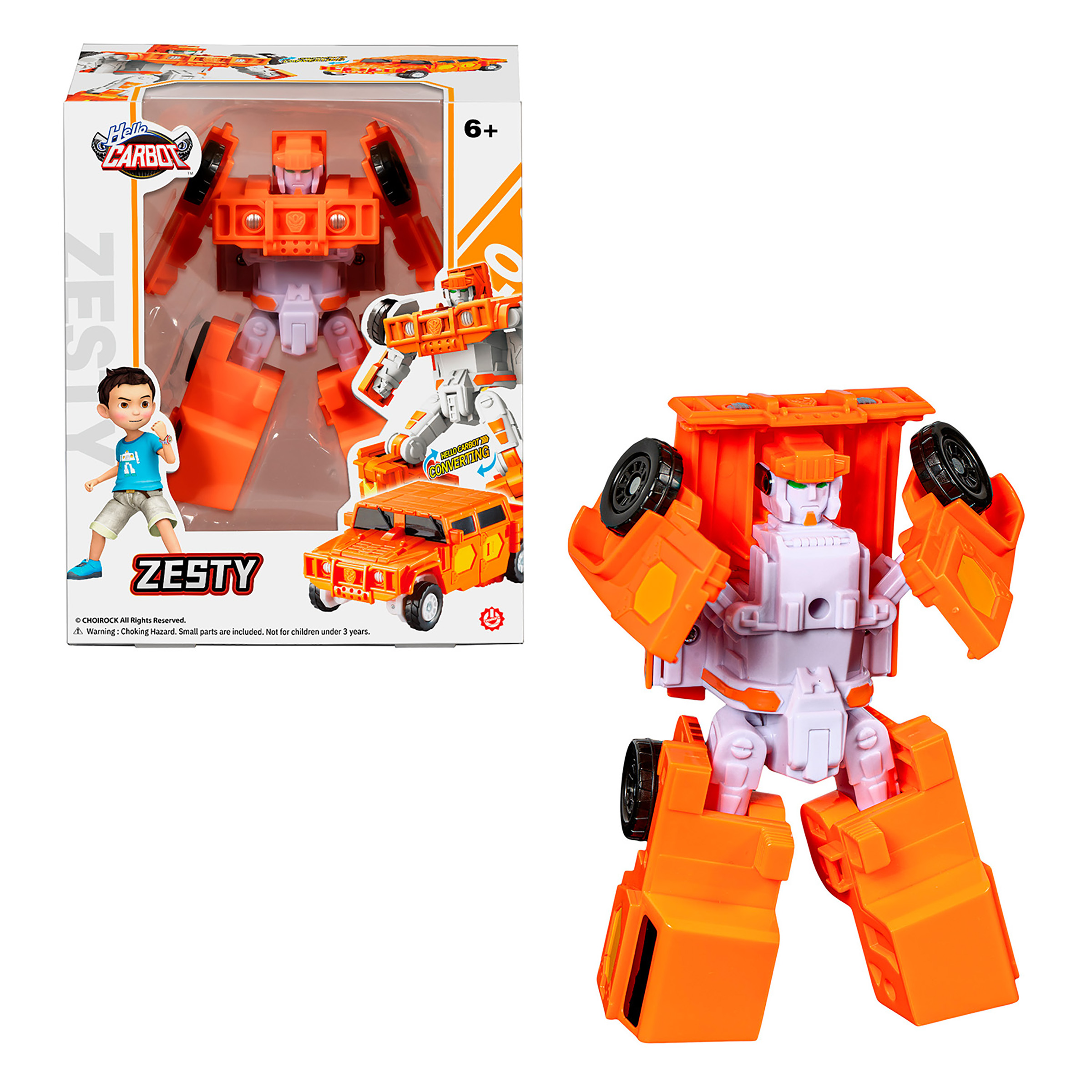 Игровой набор Hello Carbot Трансформер Zesty 8 см S5 - фото 9
