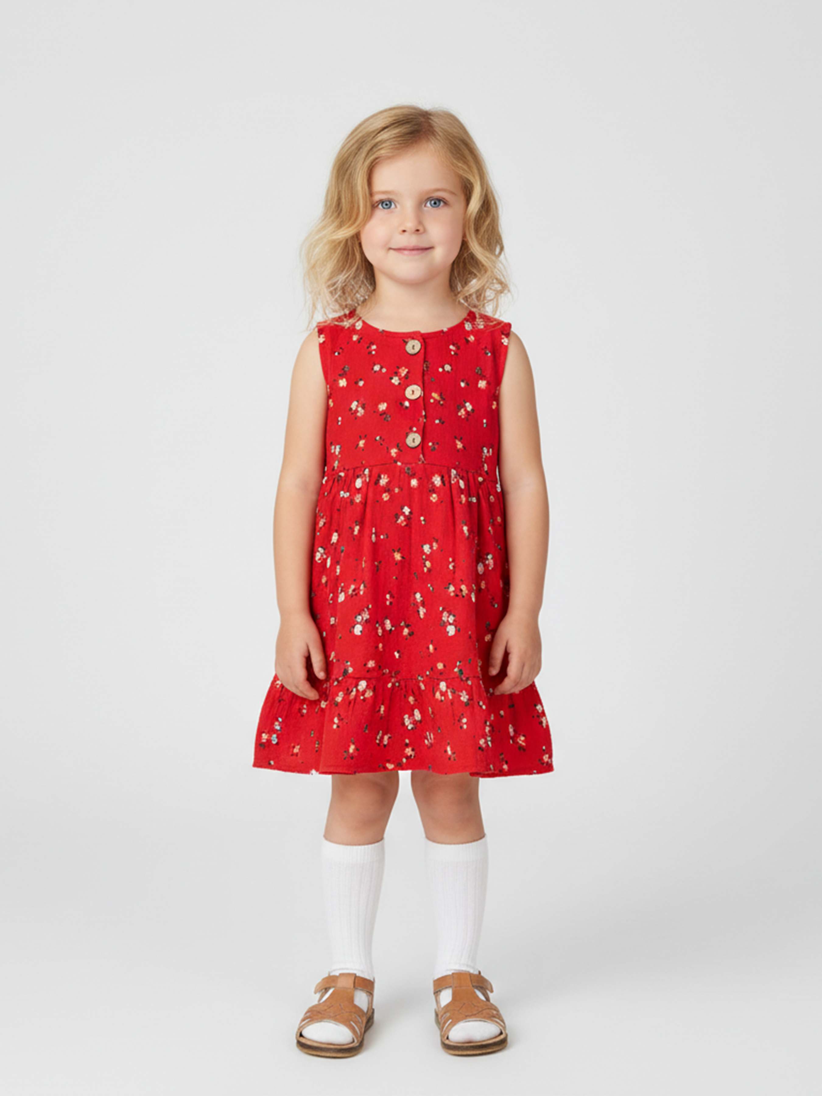 Сарафан Югтекстильторг 204-482/Красный - фото 1