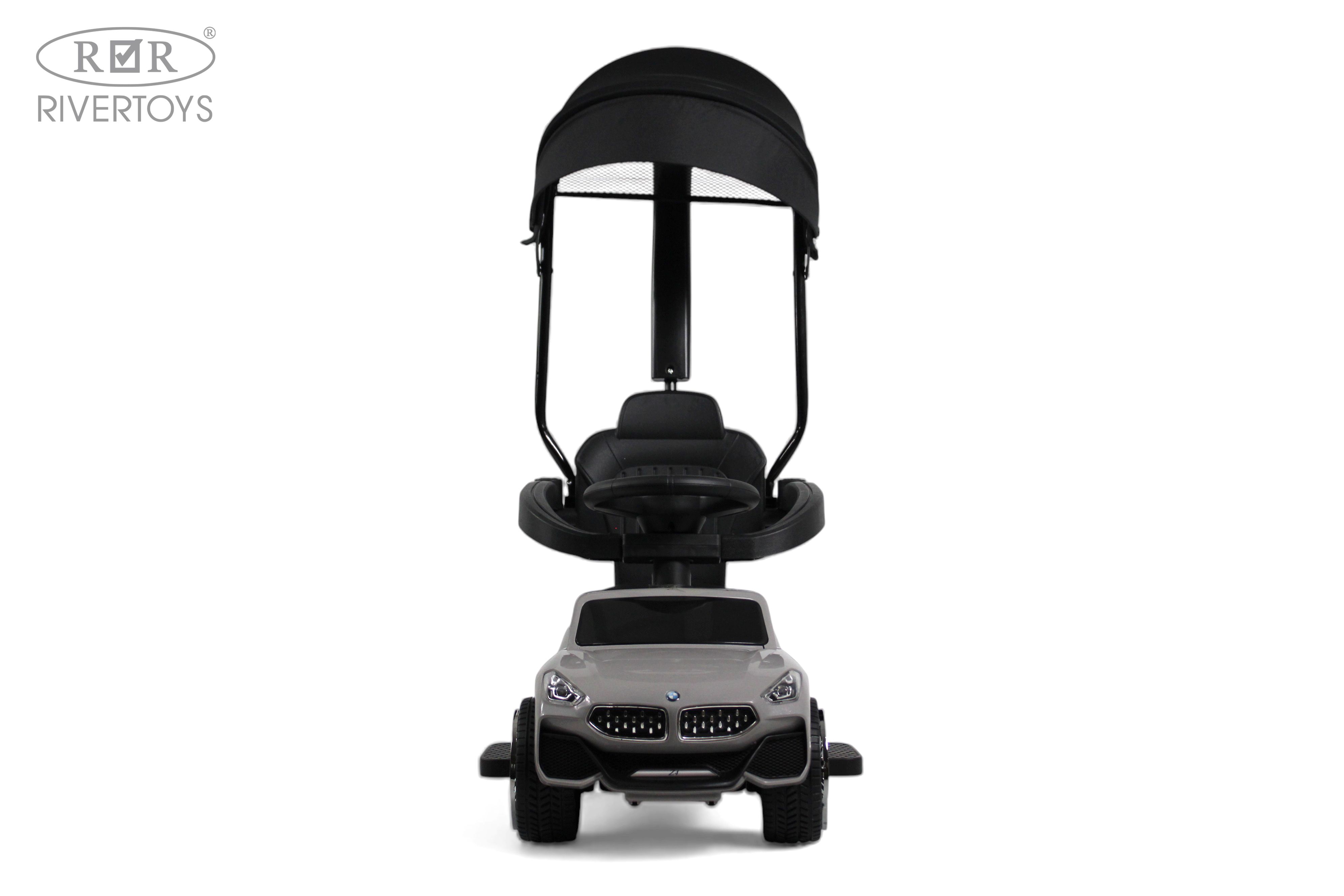 Каталка RIVERTOYS Z005ZZ-BP-GREY серый - фото 3