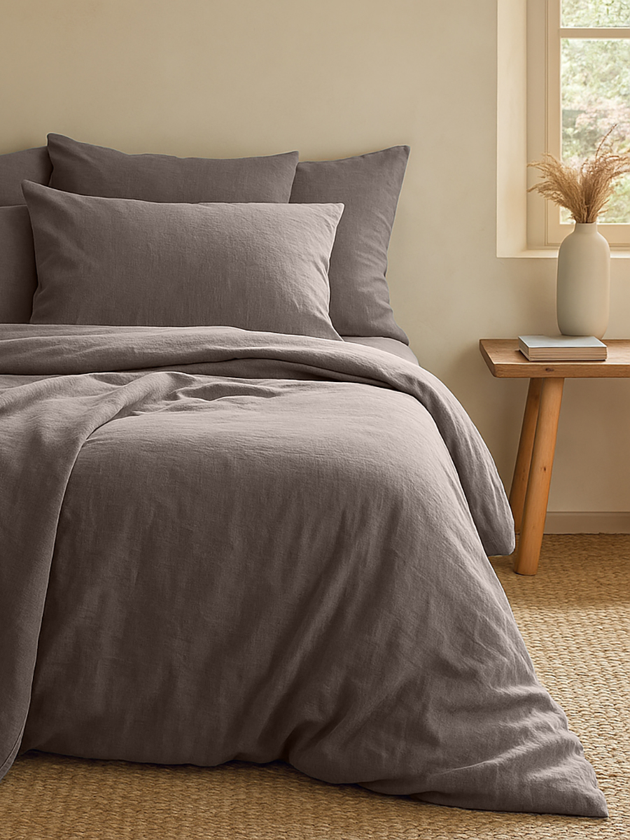 Комплект постельного белья BRAVO Organic кофе 6 предм. - фото 1